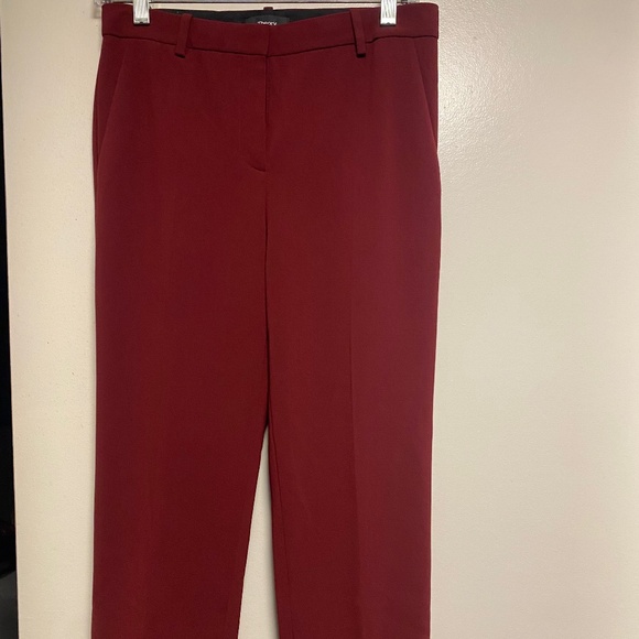 THEORY burgundy dress pant in size 0 - Picture 1 of 4
